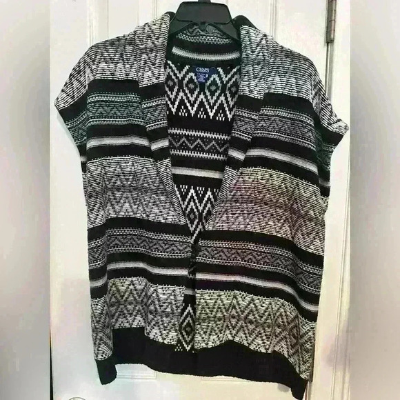 Like New Chaps Western Sweater Vest Size xL - Picture 2 of 6